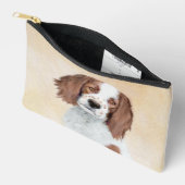 Ierse Rood-Wit Setter Schilderen Originele Kunst Etui (Open)