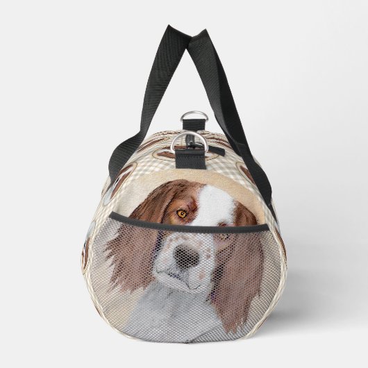 Ierse Rood-Wit Setter Schilderen Originele Kunst Plunjezak (Rechts)