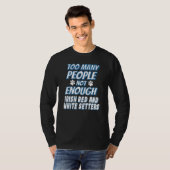 Ierse Rood-Witte Setter Ras Hond Antisociaal T-shirt (Voorkant volledig)