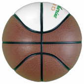 Ierse Roos Vlag Gepersonaliseerde Naam Basketbal (Rechts)