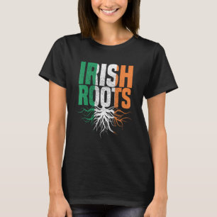 Ierse Roots Heritage Vlag van Ierland T-shirt