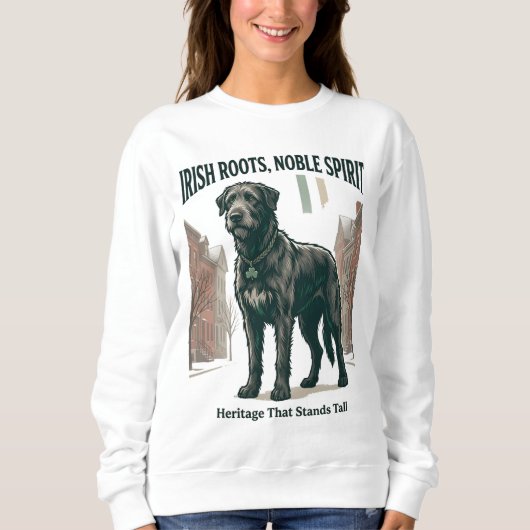 Ierse Roots Noble Spirit Wolfhound Trui (Voorkant)
