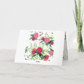 Ierse roze groene klaver kaart (Achterkant)