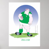 ierse rugbyspeler , tony fernandes poster (Voorkant)