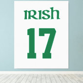 Ierse Saint Patrick's Day Canvas Afdruk (Insitu (Houten vloer))