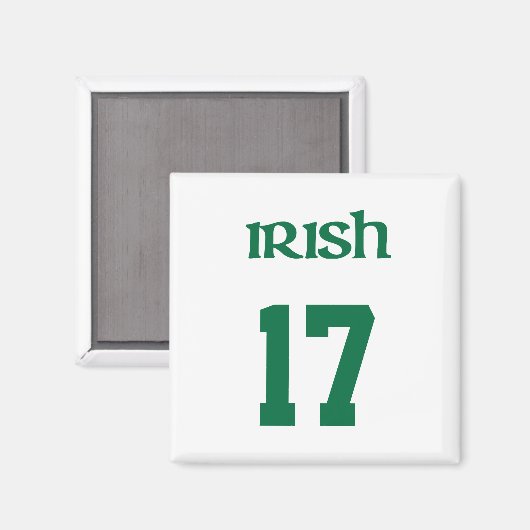 Ierse Saint Patrick's Day Sport Magneet (Voorkant / Achterkant)