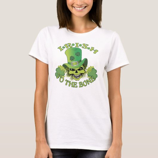 Ierse schedel t-shirt (Voorkant)
