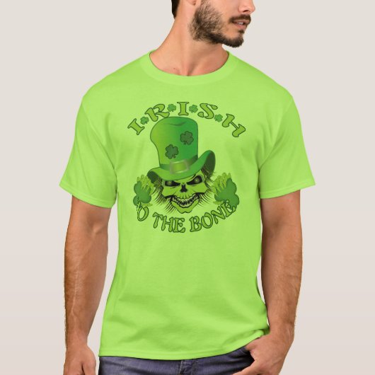Ierse schedel t-shirt (Voorkant)