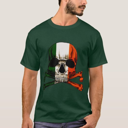 Ierse schedel t-shirt (Voorkant)