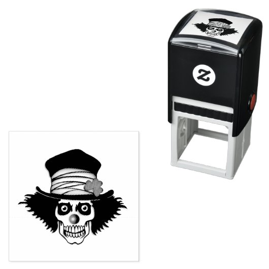 Ierse schedel  zelfinktende stempel (In situ)