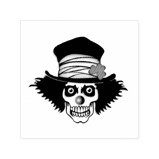 Ierse schedel zelfinktende stempel (Design)