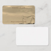 Ierse Schilderachtig bruiloft-kaart met Irish Harp Plaatskaartje (Voorkant / Achterkant)