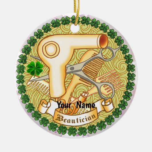 Ierse schoonheidsspecialiste ornament (Voorkant)