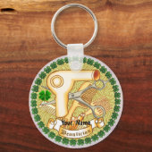 Ierse schoonheidsspecialiste sleutelhanger (Voorkant)