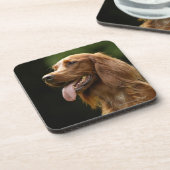 Ierse Setter 2 Bier Onderzetter (Linkerzijde)