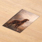 Ierse Setter Acryl Uitnodigingen (Laagn)