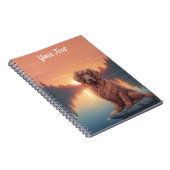 Ierse Setter bij het meer Notitieboek (Rechterzijde)