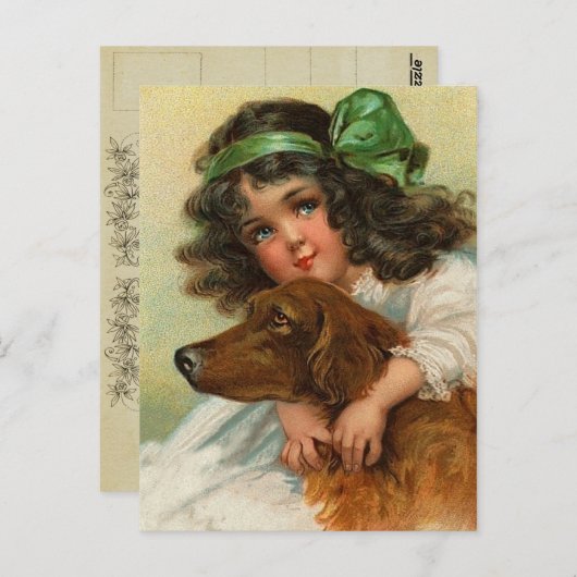 Ierse Setter Briefkaarten (Voorkant / Achterkant)