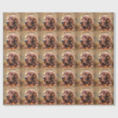 Ierse Setter Cadeaupapier (Vlak)