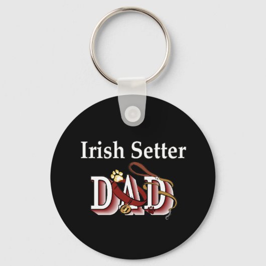 ierse setter dad Sleutelhanger (Voorkant)