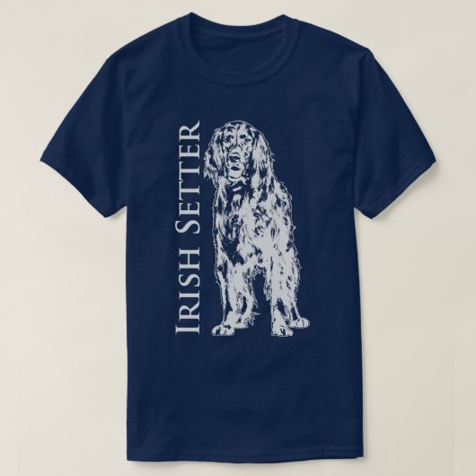 Ierse Setter Dog 1 T-shirt (Design voorkant)