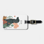 Ierse Setter Hond Bagage Label (Voorkant horizontaal)