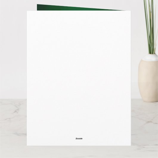 Ierse Setter hond in St. Patrick's Day jurk Kaart (Achterkant)