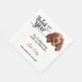Ierse Setter Hond Papieren Servet (Hoek)
