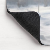 Ierse Setter in de winter Bossen Muismat (Hoek)