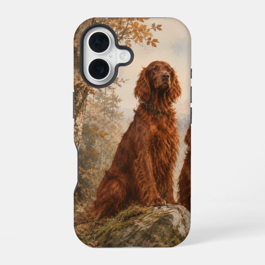 Ierse Setter iPhone 16 Hoesje (Achterkant)