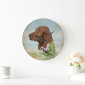 Ierse Setter jacht Grote Klok (Huis)
