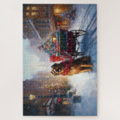 Ierse Setter Kerst Feestelijke Periode Legpuzzel (Verticaal)