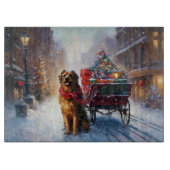 Ierse Setter Kerst Feestelijke Periode Snijplank (Voorkant)