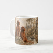 Ierse Setter Koffiemok (Voorkant links)