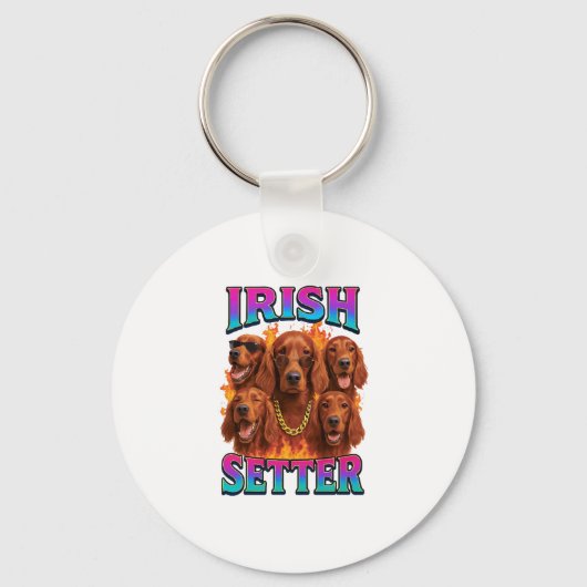Ierse Setter-kopie Sleutelhanger (Voorkant)