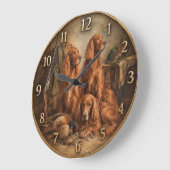 Ierse Setter ,Kunst Grote Klok (Hoek)