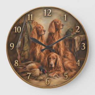 Ierse Setter ,Kunst Grote Klok