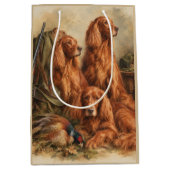 Ierse Setter ,Kunst Medium Cadeauzakje (Voorkant)