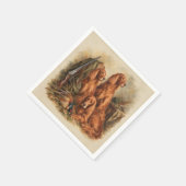 Ierse Setter ,Kunst  Servet (Hoek)
