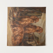 Ierse Setter ,Kunst Wandkleed (Voorkant (horizontaal))