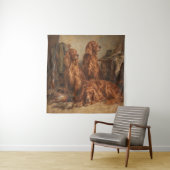 Ierse Setter ,Kunst Wandkleed (In situ)