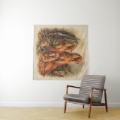 Ierse Setter ,Kunst Wandkleed (In Situ (horizontaal))