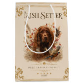 Ierse Setter Medium Cadeauzakje (Voorkant)