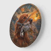 Ierse Setter met Chukar Patrijs ,Kunst Grote Klok (Hoek)