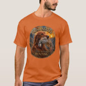 Ierse Setter met Chukar Patrijs ,Kunst T-shirt (Voorkant)