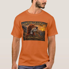 Ierse Setter met Chukar Patrijs ,Kunst T-shirt