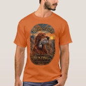 Ierse Setter met Chukar Patrijs ,Kunst T-shirt (Voorkant)