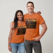 Ierse Setter met Chukar Patrijs ,Kunst T-shirt (Unisex)