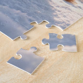 Ierse Setter met een Sneeuwman Legpuzzel (Zijkant)