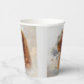 Ierse setter met fazant papieren bekers (Rechts)